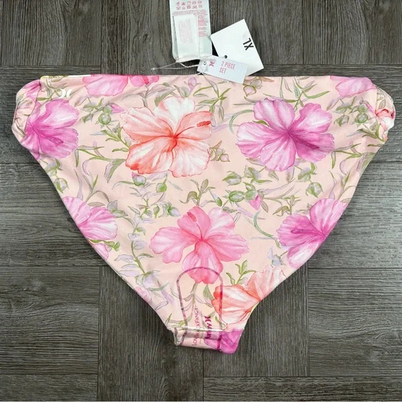 LoveShackFancy Pink and Yellow Bikini Swimwear
